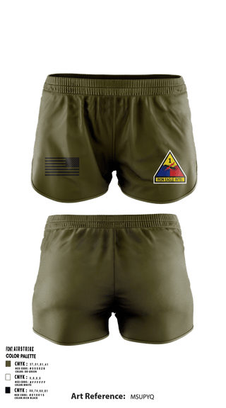 Ranger Panties, 1 AD CAB, Army, Teamtime, Team time, sublimation, custom sports apparel, team uniforms, spirit wear, spiritwear, sports uniforms, custom shirts, team store, custom team store, fundraiser sports, apparel fundraiser