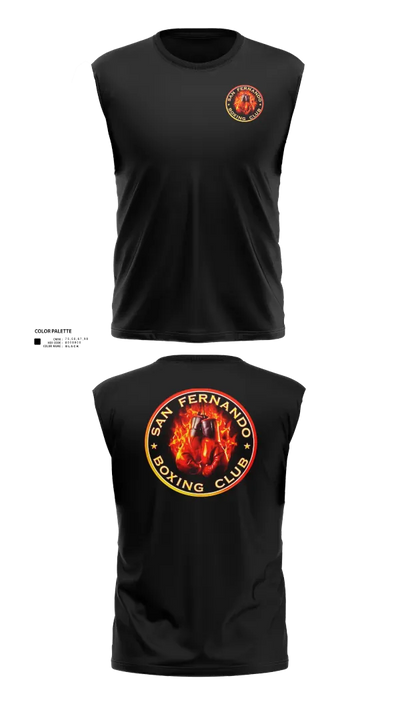 San Fernando Boxing Club 92427997 Sleeveless Performance Shirt - 105