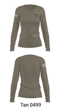 2-141 IN 1162001 Women's Long Sleeve V-neck Shirt - 11