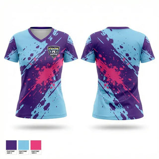 Womens Short Sleeve Vneck Shirt, Chaos, Men's Soccer, Teamtime, Team time, sublimation, custom sports apparel, team uniforms, spirit wear, spiritwear, sports uniforms, custom shirts, team store, custom team store, fundraiser sports, apparel fundraiser