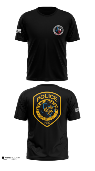 Old School Cotton Feel Shirt, Robstown Police Department, Police, Teamtime, Team time, sublimation, custom sports apparel, team uniforms, spirit wear, spiritwear, sports uniforms, custom shirts, team store, custom team store, fundraiser sports, apparel fundraiser