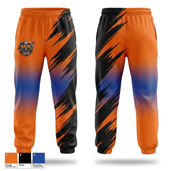 Sweatpants, SASC, Women's Soccer, Teamtime, Team time, sublimation, custom sports apparel, team uniforms, spirit wear, spiritwear, sports uniforms, custom shirts, team store, custom team store, fundraiser sports, apparel fundraiser