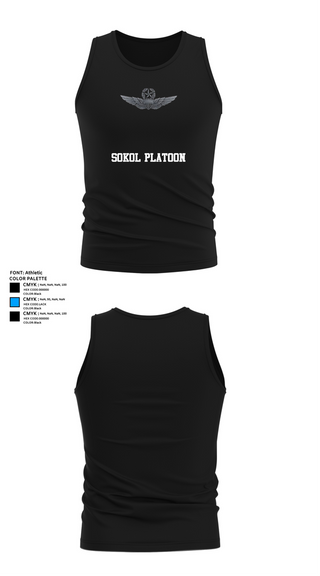 Tank Top, Sokol Platoon, , Teamtime, Team time, sublimation, custom sports apparel, team uniforms, spirit wear, spiritwear, sports uniforms, custom shirts, team store, custom team store, fundraiser sports, apparel fundraiser