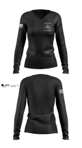 1st BN, 355th Regiment 87991738 Women's Long Sleeve V-neck Shirt - 2