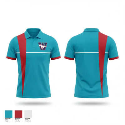 Tulare Mustangs 90109227 Short Sleeve Performance Polo - 1