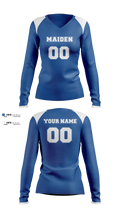 Maiden Volleyball 65354526 Women's Long Sleeve V-neck Shirt - 1