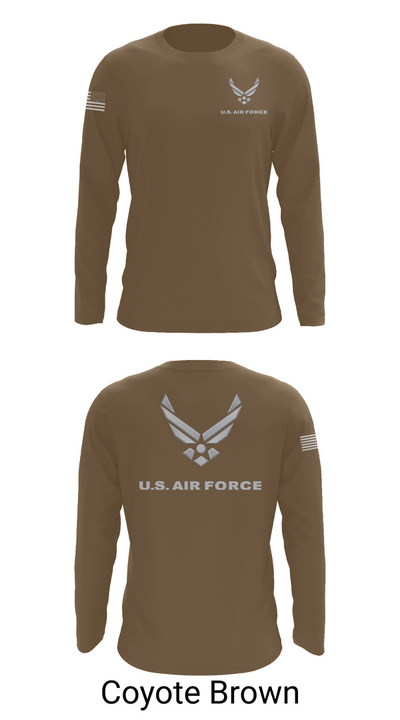 USAF Volunteer 95429734 Long Sleeve Performance Shirt 6
