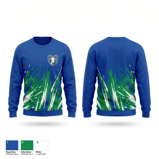 Crew Neck Sweatshirt, Yard Goats, Baseball, Teamtime, Team time, sublimation, custom sports apparel, team uniforms, spirit wear, spiritwear, sports uniforms, custom shirts, team store, custom team store, fundraiser sports, apparel fundraiser