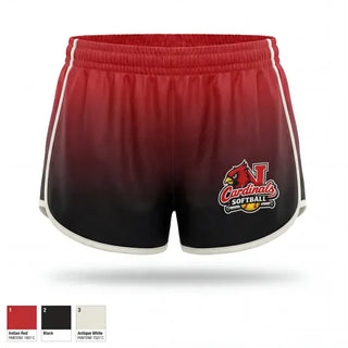 Womens Shorts, Santa Clara Cardinals, Baseball, Teamtime, Team time, sublimation, custom sports apparel, team uniforms, spirit wear, spiritwear, sports uniforms, custom shirts, team store, custom team store, fundraiser sports, apparel fundraiser