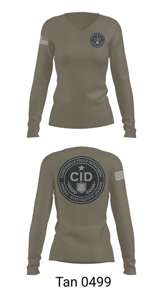 Womens Long Sleeve Vneck Shirt, Kernersville Police Department Criminal Investigative Division, Police, Teamtime, Team time, sublimation, custom sports apparel, team uniforms, spirit wear, spiritwear, sports uniforms, custom shirts, team store, custom team store, fundraiser sports, apparel fundraiser