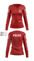 Astatula Police Department 20929188 Women's Long Sleeve V-neck Shirt - 5