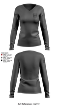 319th IEW Women's Long Sleeve V-neck Shirt - 2