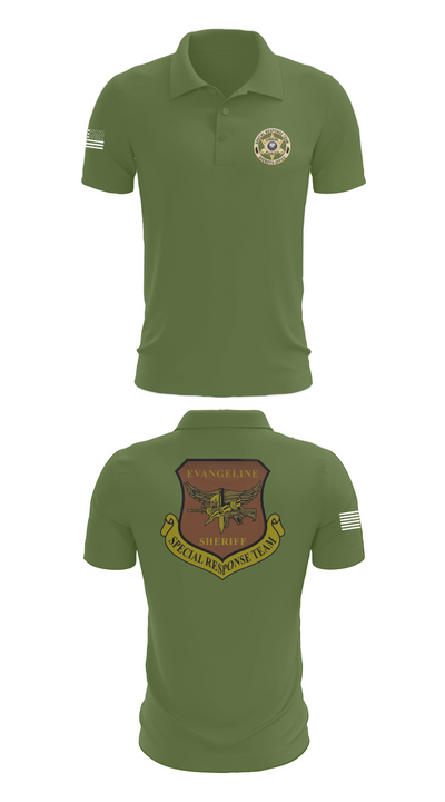 Evangeline Parish Sheriffs Office S.R.T Short Sleeve Performance Polo - 45