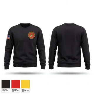 Crew Neck Sweatshirt, MCRD PI / ERR, Marines, Teamtime, Team time, sublimation, custom sports apparel, team uniforms, spirit wear, spiritwear, sports uniforms, custom shirts, team store, custom team store, fundraiser sports, apparel fundraiser