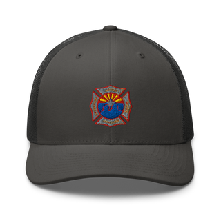 Phoenix Fire Department Retro Trucker Hat | Yupoong 6606