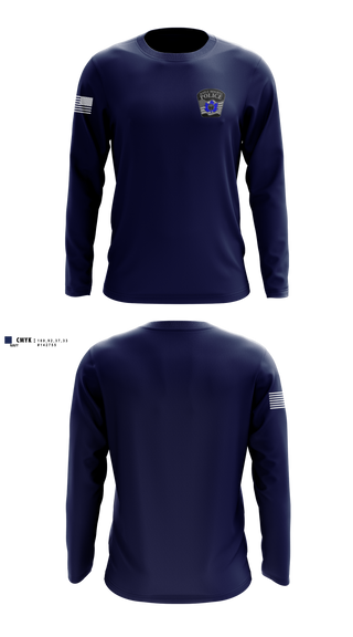 Long Sleeve Performance Shirt, Maple Heights Police Department, Police, Teamtime, Team time, sublimation, custom sports apparel, team uniforms, spirit wear, spiritwear, sports uniforms, custom shirts, team store, custom team store, fundraiser sports, apparel fundraiser