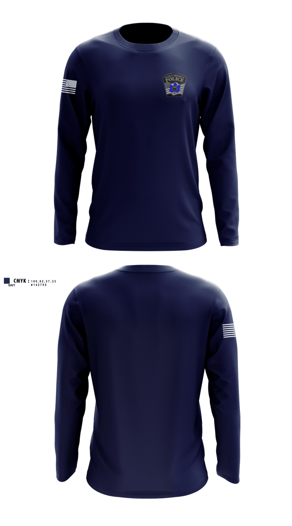 Long Sleeve Performance Shirt, Maple Heights Police Department, Police, Teamtime, Team time, sublimation, custom sports apparel, team uniforms, spirit wear, spiritwear, sports uniforms, custom shirts, team store, custom team store, fundraiser sports, apparel fundraiser