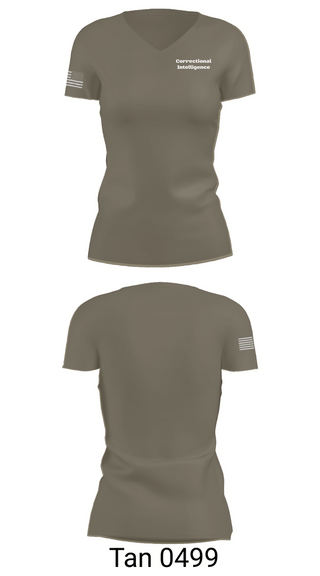 Womens Short Sleeve Vneck Shirt, Correctional Intelligence, Police, Teamtime, Team time, sublimation, custom sports apparel, team uniforms, spirit wear, spiritwear, sports uniforms, custom shirts, team store, custom team store, fundraiser sports, apparel fundraiser