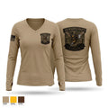 228 Women's Long Sleeve V-neck Shirt - 1