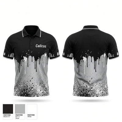 Calico's Short Sleeve Performance Polo - 1