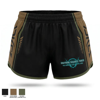 Womens Shorts, Southern Security Force, , Teamtime, Team time, sublimation, custom sports apparel, team uniforms, spirit wear, spiritwear, sports uniforms, custom shirts, team store, custom team store, fundraiser sports, apparel fundraiser
