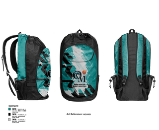 Gear Bag, Organ Mountain Knights Basketball, Men's Basketball, Teamtime, Team time, sublimation, custom sports apparel, team uniforms, spirit wear, spiritwear, sports uniforms, custom shirts, team store, custom team store, fundraiser sports, apparel fundraiser