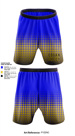 Athletic Shorts With Pockets, Logan High School, Cheer, Teamtime, Team time, sublimation, custom sports apparel, team uniforms, spirit wear, spiritwear, sports uniforms, custom shirts, team store, custom team store, fundraiser sports, apparel fundraiser