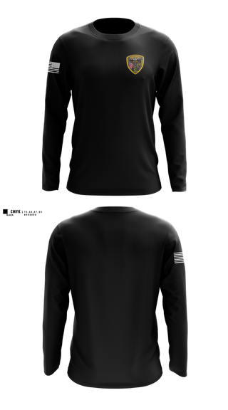 Long Sleeve Performance Shirt, Jonesboro Police Department, Police, Teamtime, Team time, sublimation, custom sports apparel, team uniforms, spirit wear, spiritwear, sports uniforms, custom shirts, team store, custom team store, fundraiser sports, apparel fundraiser