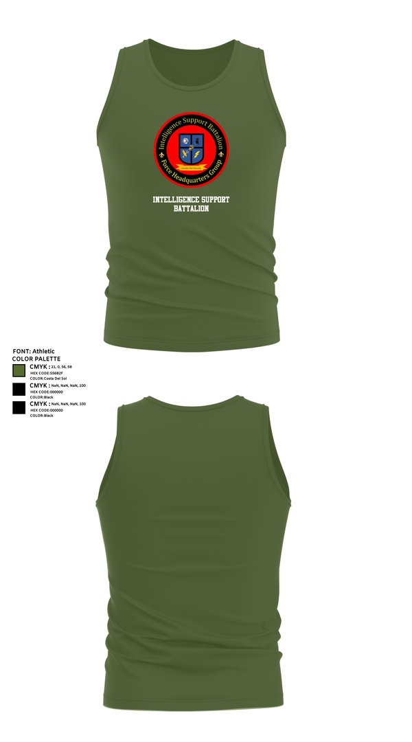 Tank Top, Intelligence Support Battalion, , Teamtime, Team time, sublimation, custom sports apparel, team uniforms, spirit wear, spiritwear, sports uniforms, custom shirts, team store, custom team store, fundraiser sports, apparel fundraiser