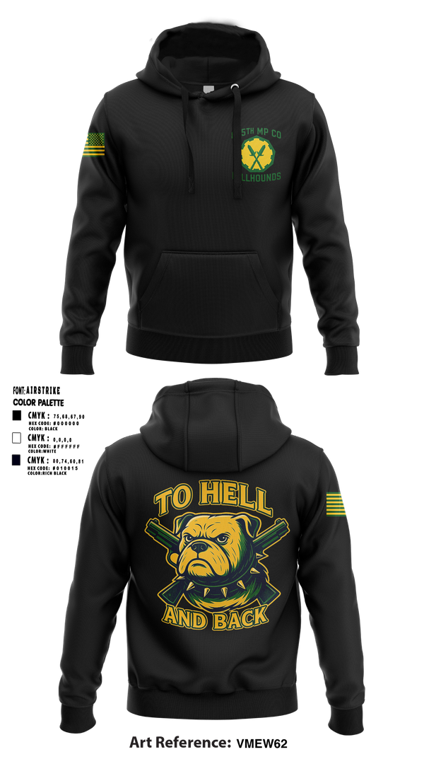 Hoodie, 805th military police company, , Teamtime, Team time, sublimation, custom sports apparel, team uniforms, spirit wear, spiritwear, sports uniforms, custom shirts, team store, custom team store, fundraiser sports, apparel fundraiser