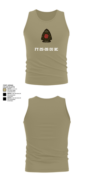 Tank Top, FY 25-26 OU RC, Army, Teamtime, Team time, sublimation, custom sports apparel, team uniforms, spirit wear, spiritwear, sports uniforms, custom shirts, team store, custom team store, fundraiser sports, apparel fundraiser