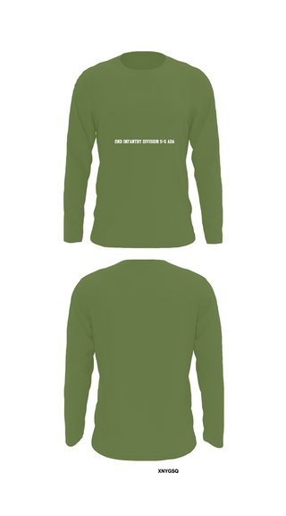 Long Sleeve Performance Shirt, 2nd Infantry Division 5-5 ADA, , Teamtime, Team time, sublimation, custom sports apparel, team uniforms, spirit wear, spiritwear, sports uniforms, custom shirts, team store, custom team store, fundraiser sports, apparel fundraiser