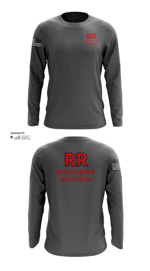 Long Sleeve Performance Shirt, Rescue Ready Solutions, , Teamtime, Team time, sublimation, custom sports apparel, team uniforms, spirit wear, spiritwear, sports uniforms, custom shirts, team store, custom team store, fundraiser sports, apparel fundraiser
