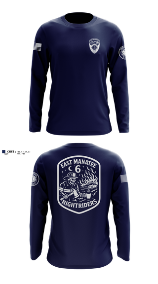 Long Sleeve Performance Shirt, East Manatee, Fire Department, Teamtime, Team time, sublimation, custom sports apparel, team uniforms, spirit wear, spiritwear, sports uniforms, custom shirts, team store, custom team store, fundraiser sports, apparel fundraiser
