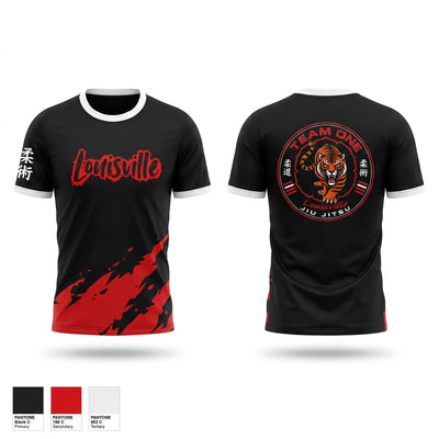 Team One Louisville Jiu Jitsu Short Sleeve Performance Shirt - 1