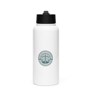 GOLD STAR POLICE DEPARTMENT 55137313 Stainless Steel Water Bottle with a Straw Lid