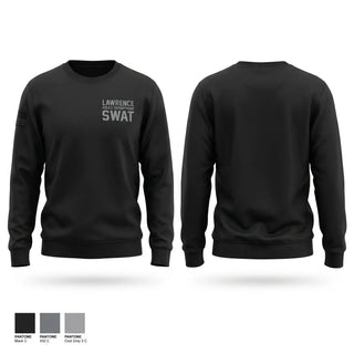 Crew Neck Sweatshirt, Lawrence Police Department SWAT, Police, Teamtime, Team time, sublimation, custom sports apparel, team uniforms, spirit wear, spiritwear, sports uniforms, custom shirts, team store, custom team store, fundraiser sports, apparel fundraiser