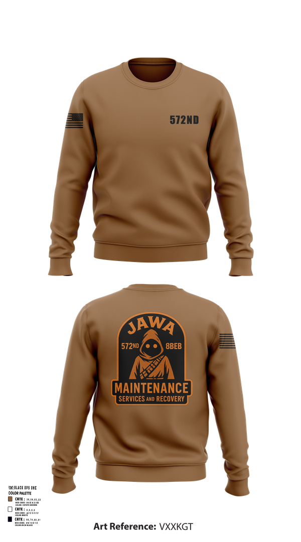 Crew Neck Sweatshirt, 572nd, , Teamtime, Team time, sublimation, custom sports apparel, team uniforms, spirit wear, spiritwear, sports uniforms, custom shirts, team store, custom team store, fundraiser sports, apparel fundraiser