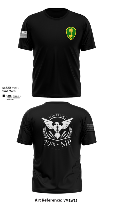 79th MP Co 69660574 Short Sleeve Performance Shirt - 2