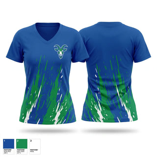 Womens Short Sleeve Vneck Shirt, Yard Goats, Baseball, Teamtime, Team time, sublimation, custom sports apparel, team uniforms, spirit wear, spiritwear, sports uniforms, custom shirts, team store, custom team store, fundraiser sports, apparel fundraiser