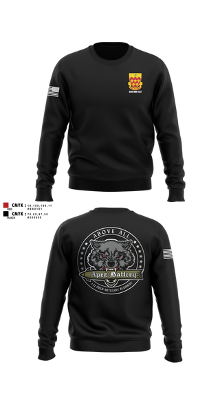 Crew Neck Sweatshirt, Alpha 1-77 FA, , Teamtime, Team time, sublimation, custom sports apparel, team uniforms, spirit wear, spiritwear, sports uniforms, custom shirts, team store, custom team store, fundraiser sports, apparel fundraiser
