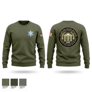 Crew Neck Sweatshirt, Illinois State Police, Police, Teamtime, Team time, sublimation, custom sports apparel, team uniforms, spirit wear, spiritwear, sports uniforms, custom shirts, team store, custom team store, fundraiser sports, apparel fundraiser