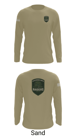 Long Sleeve Performance Shirt, BSS JROTC, , Teamtime, Team time, sublimation, custom sports apparel, team uniforms, spirit wear, spiritwear, sports uniforms, custom shirts, team store, custom team store, fundraiser sports, apparel fundraiser