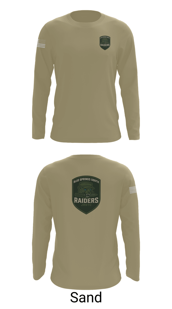 Long Sleeve Performance Shirt, BSS JROTC, , Teamtime, Team time, sublimation, custom sports apparel, team uniforms, spirit wear, spiritwear, sports uniforms, custom shirts, team store, custom team store, fundraiser sports, apparel fundraiser