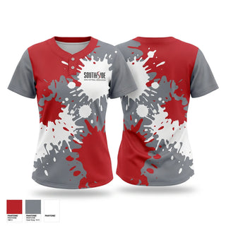 Two Button Softball Jersey, Southside, Softball, Teamtime, Team time, sublimation, custom sports apparel, team uniforms, spirit wear, spiritwear, sports uniforms, custom shirts, team store, custom team store, fundraiser sports, apparel fundraiser