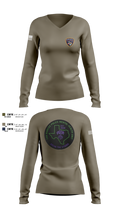 SMPD Mental Health Unit 50608252 Women's Long Sleeve V-neck Shirt - 4