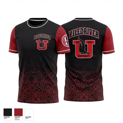 Piledriver University 88313656 Short Sleeve Performance Shirt - 1