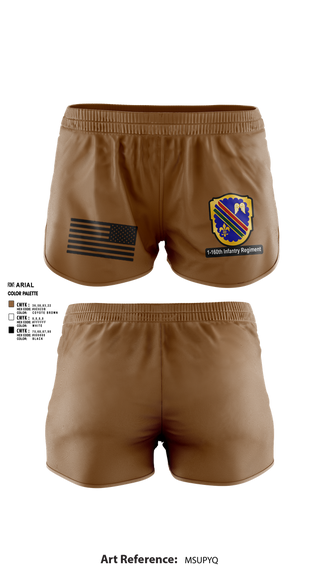 Ranger Panties, Co A, 1st-160th INF, 79th IBCT, , Teamtime, Team time, sublimation, custom sports apparel, team uniforms, spirit wear, spiritwear, sports uniforms, custom shirts, team store, custom team store, fundraiser sports, apparel fundraiser