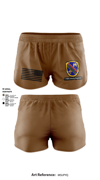 Co A, 1st-160th INF, 79th IBCT 97835057 Ranger Panties - 2