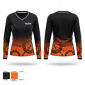 BURN 80284643 Women's Long Sleeve V-neck Shirt - 1